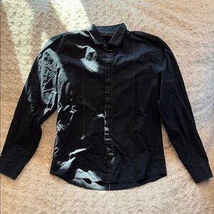 GXG Classic Navy Blue Long Sleeve Shirt size M